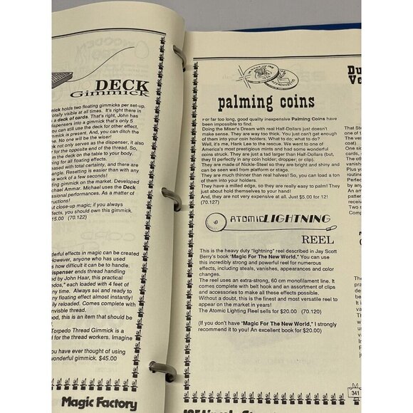 RARE Hank Lee's LUCKY 7 Magic Factory Catalog of Magic 1987 - Picture 9 of 15